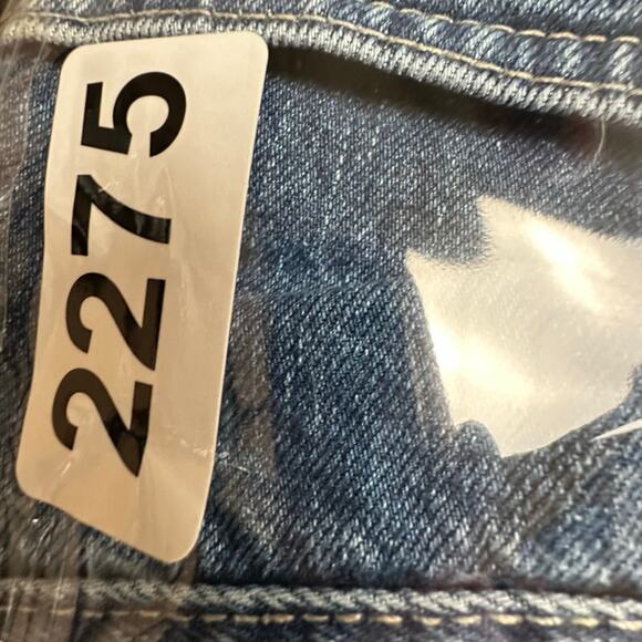 Vintage Levis Silvertab Jeans Womens 11M Blue Flare Y2K Mid Rise 100% Cotton - Picture 14 of 15